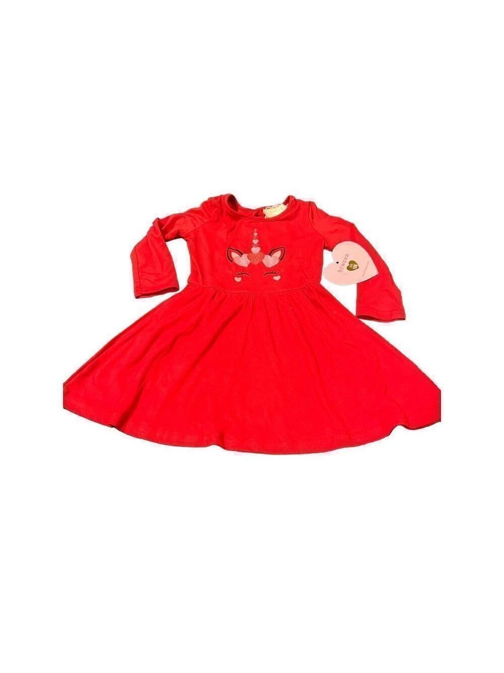 Btween Girls unicorn red dress size 18M